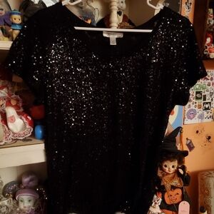 sequined womens tshirt